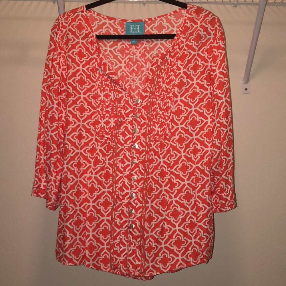 Orange shirt